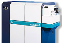 Thermo Scientific Element 2 high resolution, double focusing magnetic sector field ICP-MS.
